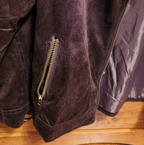 Brown Suede Jacket Atlas For Men - Picture 2 of 8